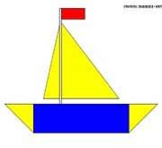 Shapes Activity Sheets - Boat