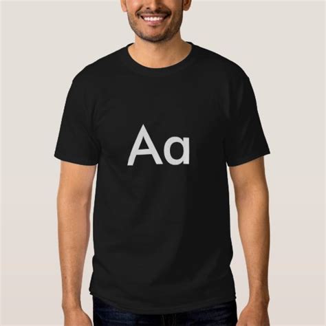 Aa T-Shirt | Zazzle