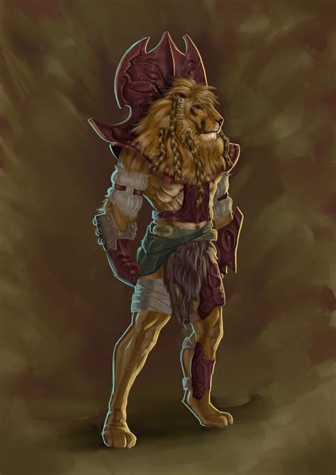 Lion-human 1 by elgua on DeviantArt