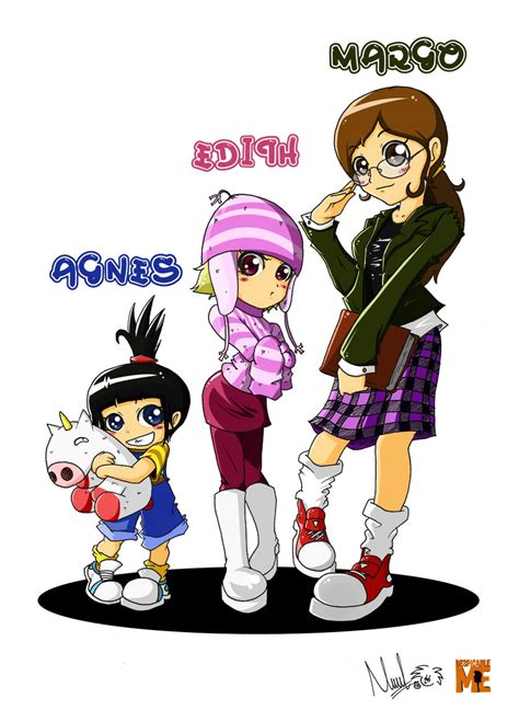 Agnes Margo Edith by viewtiful94 on DeviantArt