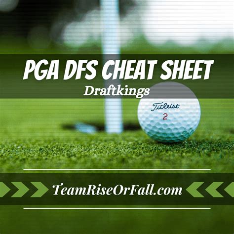 PGA DFS Cheat Sheet for Draftkings Rocket Mortgage Classic - DFS Lineup ...