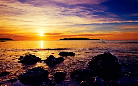 1366x768 Sunrise Beach HD 1366x768 Resolution HD 4k Wallpapers, Images, Backgrounds, Photos and ...