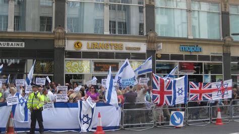 London pro-Israel rally's turnout far below past support | The Times of Israel