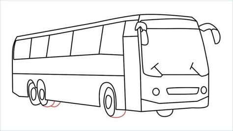 How to draw a bus step by step for beginners: 17 Easy phase | Easy drawing steps, Bus drawing ...