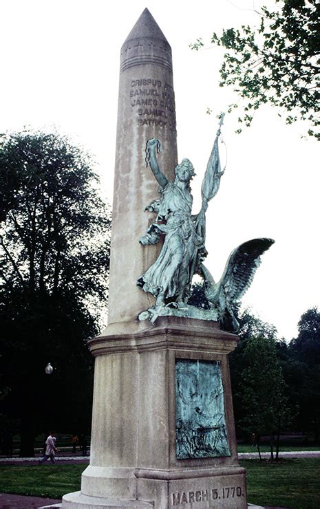 Crispus Attucks monument in Boston Common