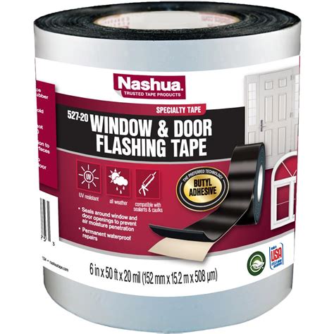 Nashua Tape 6 in. x 50 ft. Select Window and Door Flashing Tape-1343003 ...