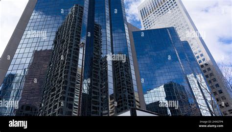 Downtown Calgary Alberta downtown buisness district skyline Stock Photo ...