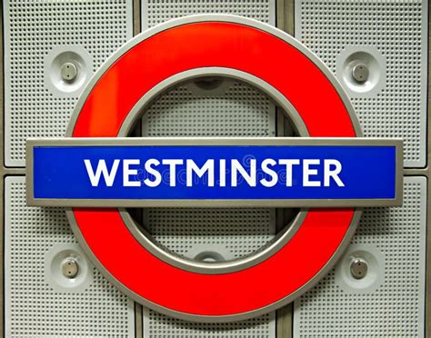 London Underground Logo at Westminster Station Editorial Image - Image of international, england ...