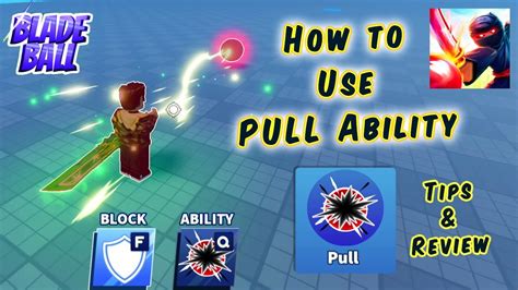 How to Use PULL Ability | PULL Showcase & Review in Blade Ball Roblox - YouTube