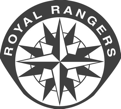 Neuigkeiten Der Royal Rangers Uelzen - Royal Ranger Emblem Black (1545x1397), Png Download