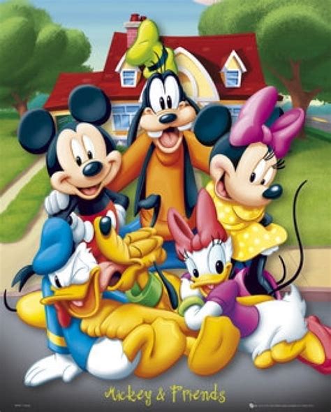 Mickey & Friends Poster Print by Disney (24 x 36) - Walmart.com