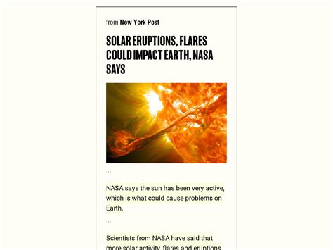 Solar eruptions, flares could impact Earth, NASA says | OMG science | Briefly