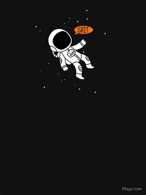 an astronaut floating in the air with a speech bubble above his head ...