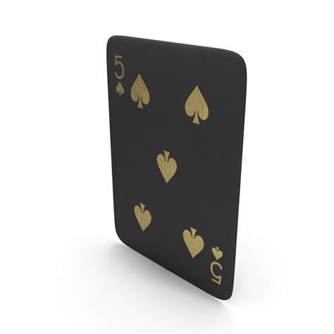 Golden Black Card Five Of Spades PNG Images & PSDs for Download ...