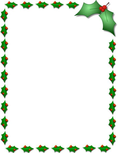 Christmas Border PNG Pic