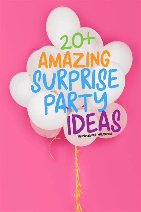 20+ Surprisingly Easy Surprise Game Ideas - Play Party Plan