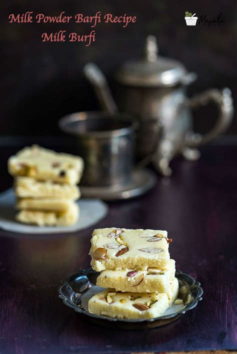 Milk Powder Barfi Recipe | Milk Powder Burfi | Burfi Dessert - Masalakorb