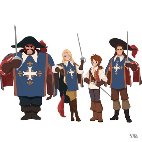 "The Three Musketeers" by Hong SoonSang | The three musketeers, Cartoon ...