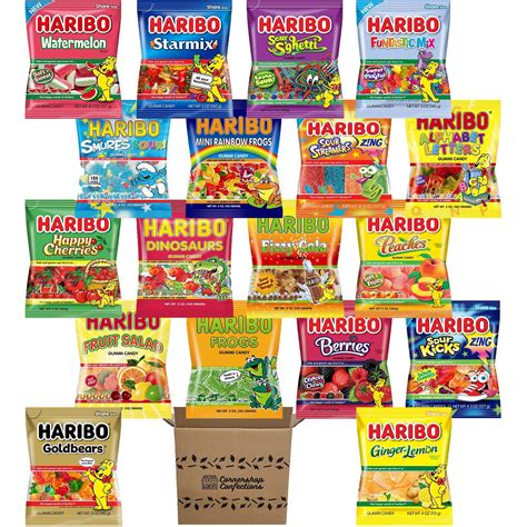 Buy Haribo Gummy Candy MONSTER Variety Gift Pack - 18 DIFFERENT Flavors - OVER 5 POUNDS ...