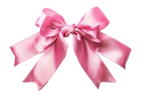 AI generated Pink Satin Ribbon Bow png 42654671 PNG