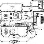 Victorian Mansion Floor Plan Second - Home Plans & Blueprints | #59823