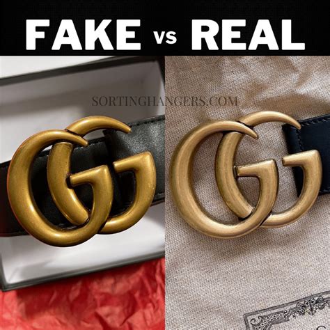 How to Spot Fake VS Real Gucci Belt - Sorting Hangers