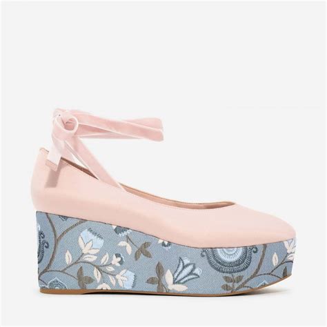 Lace-Up Ballerina Platforms - ShopperBoard