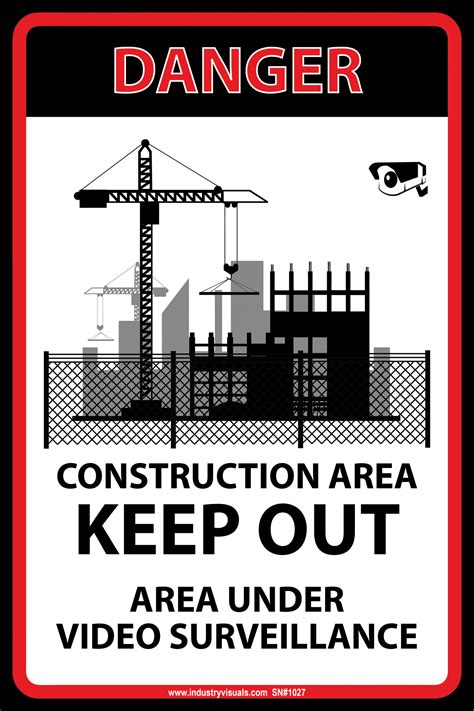 DANGER – Construction Area – Keep Out – Industry Visuals