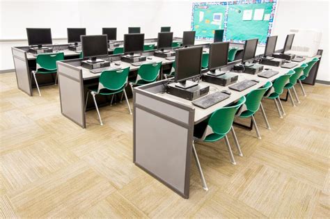 Computer Lab Furniture Customized for Any Space by Interior Concepts | Computer lab design ...