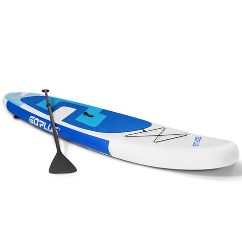 10 ft Inflatable Stand Up Paddle Board 6Inch Thick with Backpack Leash Aluminum Paddle - Costway