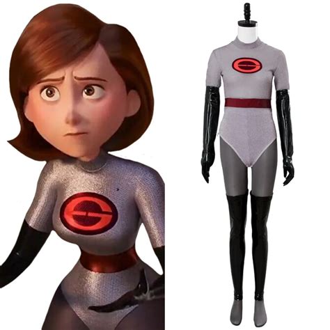 New The Incredibles Elastigirl Helen Parr Cosplay Costume Halloween ...