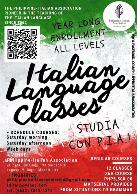 APRIL 25: ITALIAN LANGUAGE Level Beginners 2 (A1-b) Schedule: Saturday ...