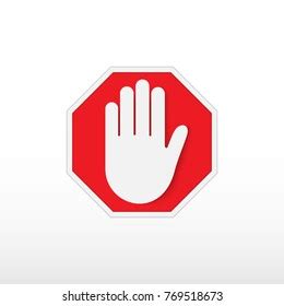 Adblock Icon Ad Blocking Stock Vector (Royalty Free) 769518673 ...