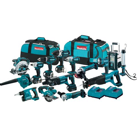 FREE SHIPPING — Makita 18V LXT Li-Ion Cordless Combo Kit — 15-Tool Set ...