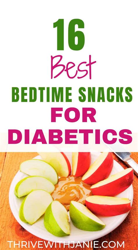 16 Fast And Easy Bedtime Snacks For Diabetics - Thrive With Janie