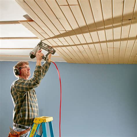 Shiplap Ceiling: How to Install a Tongue and Groove Ceiling