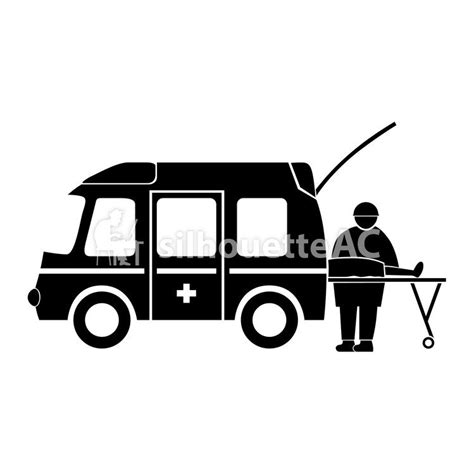 Ambulance Silhouette at GetDrawings | Free download