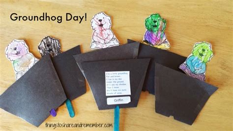 Groundhog Day Activities & Printable Song Card