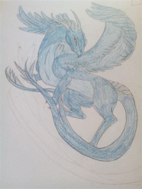 Sky Dragon Drawing by Katelyn Biles - Fine Art America