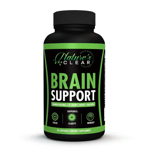 Nature's Clear Brain Support Supplement for Men and Women, 30 Capsules - Walmart.com - Walmart.com