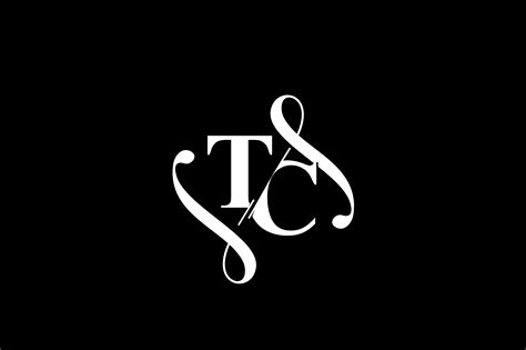 TC Monogram logo Design V6 By Vectorseller | TheHungryJPEG