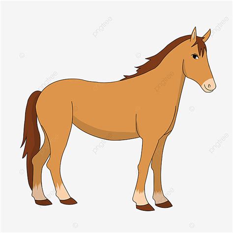 Clip Art De Cabelo De Cor Clara PNG , Clipart De Cavalo, Animal, Pintado à Mão Imagem PNG e PSD ...