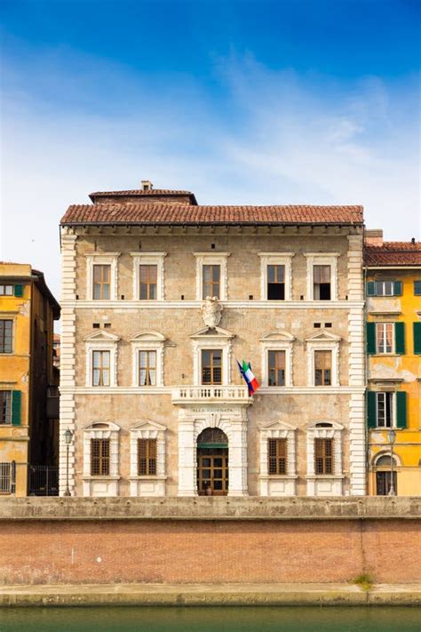 Pisa University Rectorate Headquarters in Tuscany, Italy Stock Image ...