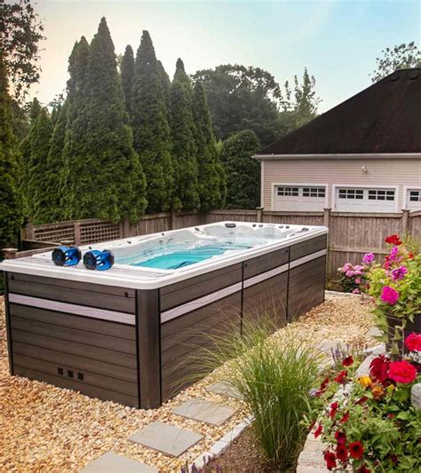 Backyard Ideas for your Michael Phelps Swim Spa Outdoor Swim Spa, Swim Spa Deck, Swim Spa ...