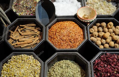 Traditional Arabic Spices for sale in Dubai — Stock Photo © philipus #7674736