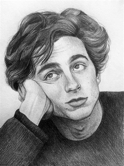 Timothée Chalamet💕 in 2023 | Celebrity art drawings, Celebrity portraits drawing, Celebrity drawings