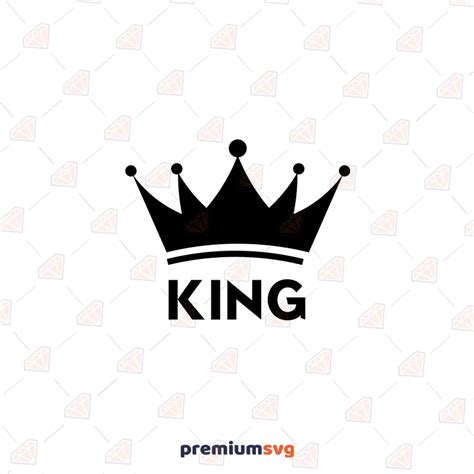 King SVG Crown Cut File, King Instant Download | PremiumSVG
