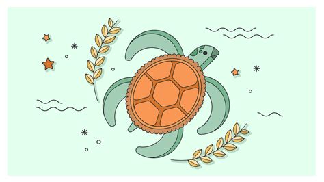 Sea Turtle Vector 274323 Vector Art at Vecteezy