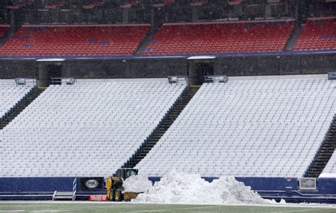 Here's What The Buffalo Bills Stadium Looks Like During Snowstorm - The ...