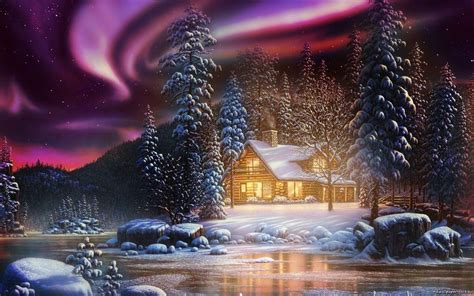 Winter Cottage Wallpapers - Top Free Winter Cottage Backgrounds ...